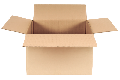 plain cardboard box used for shipping Moonbump orders