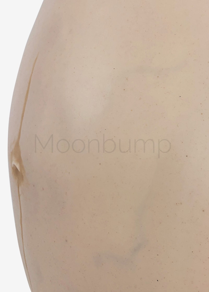 fake pregnant belly silicone detail veins in warm beige skin