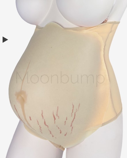 M3 'warm ivory' colour silicone fake pregnant belly M3 colour silicone fake pregnant belly