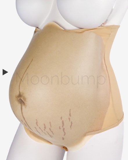 M5 'warm beige' colour silicone fake pregnant belly M5 colour silicone fake pregnant belly