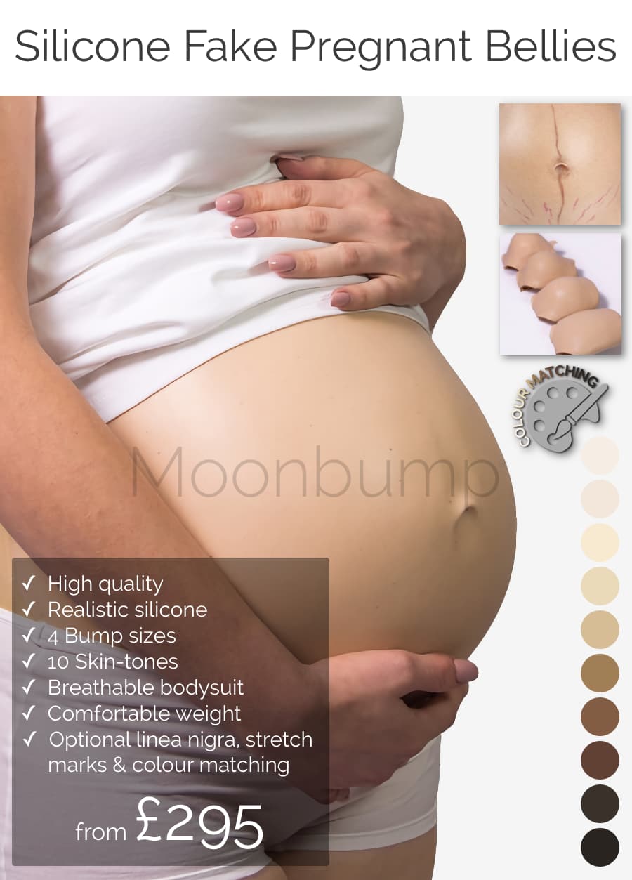 silicone fake pregnant bellies