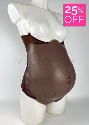 Sale Bump 236 - 7-8 month Silicone Pregnant Belly, colour M6
